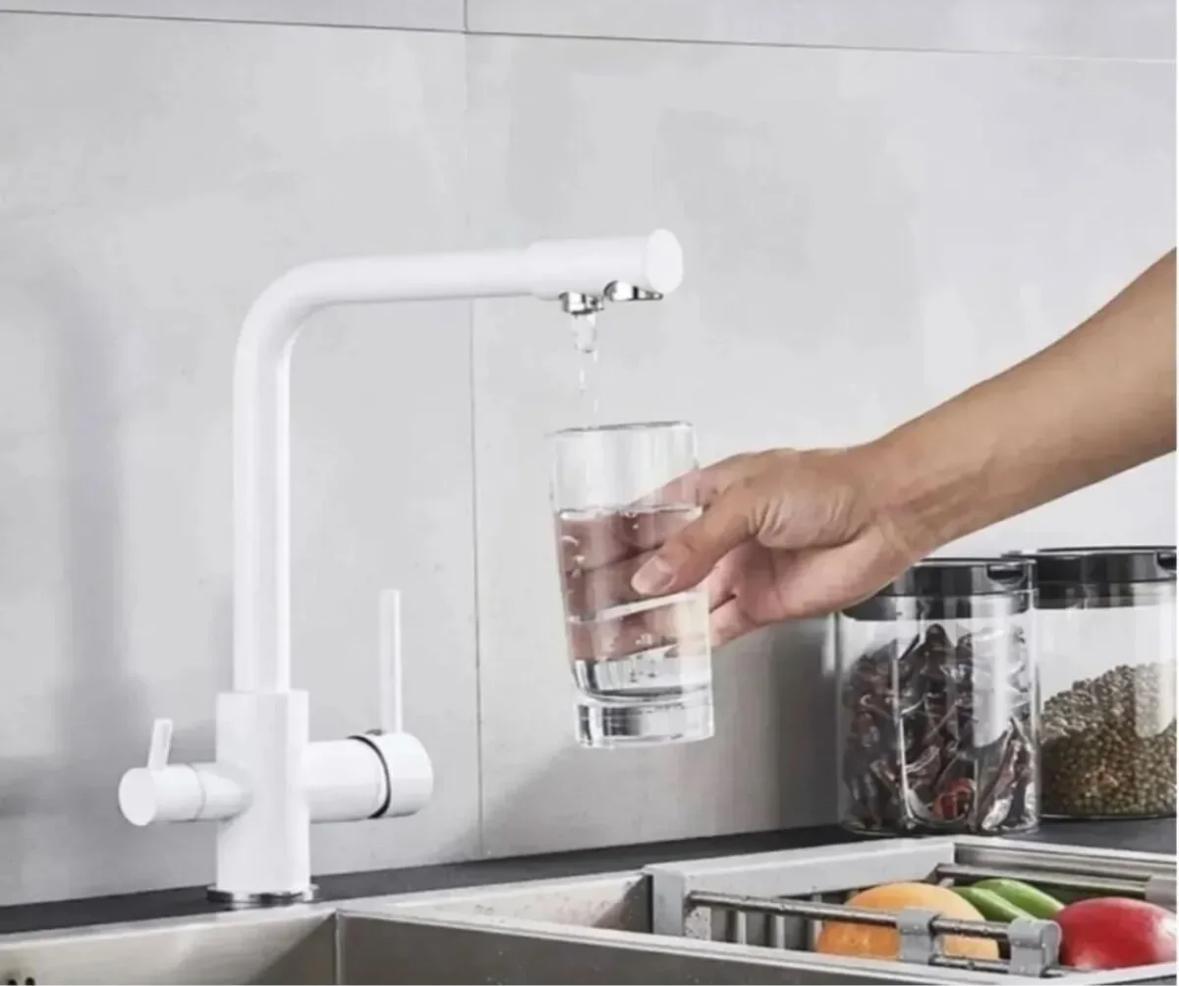 Beyaz Lüx Çift Perlatörlü Arıtma Bataryası