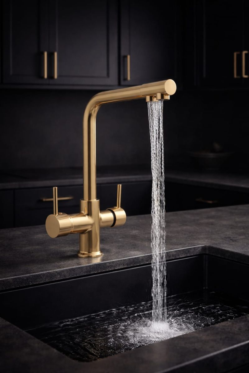 Gold Lüx Çift Perlatörlü Arıtma Bataryası