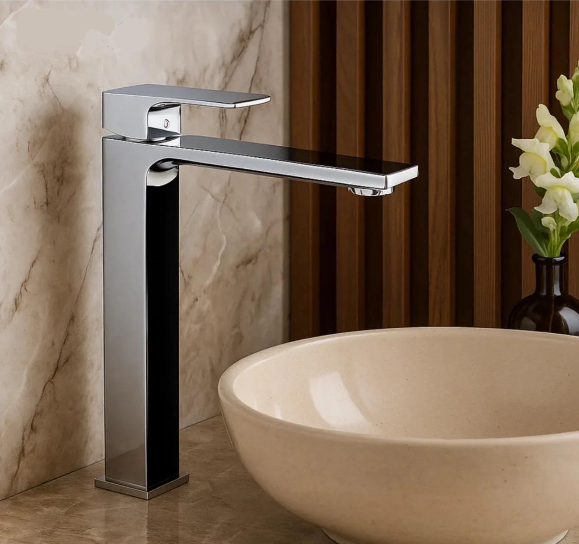 Krom Lüx Çanak Lavabo Bataryası