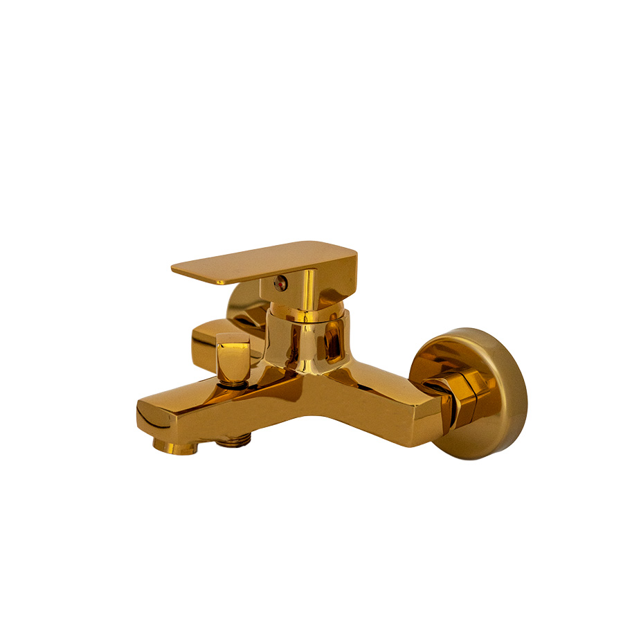 Gold Kare Lüx Ağır Gövde Banyo Bataryası