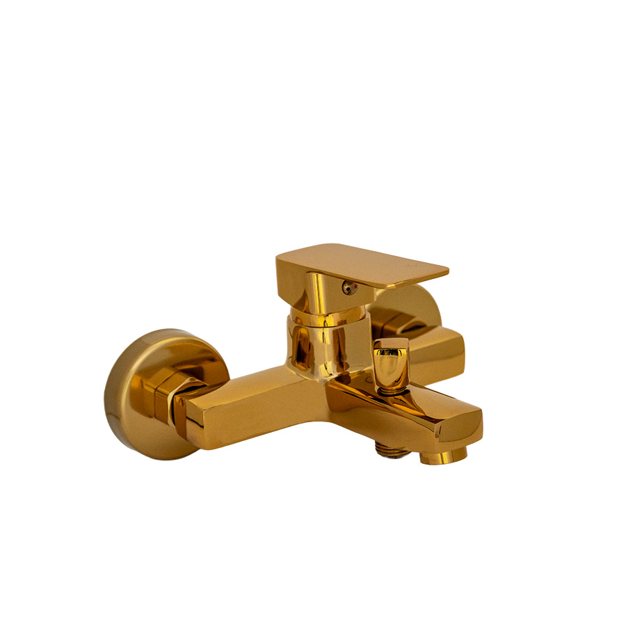 Gold Kare Lüx Ağır Gövde Banyo Bataryası