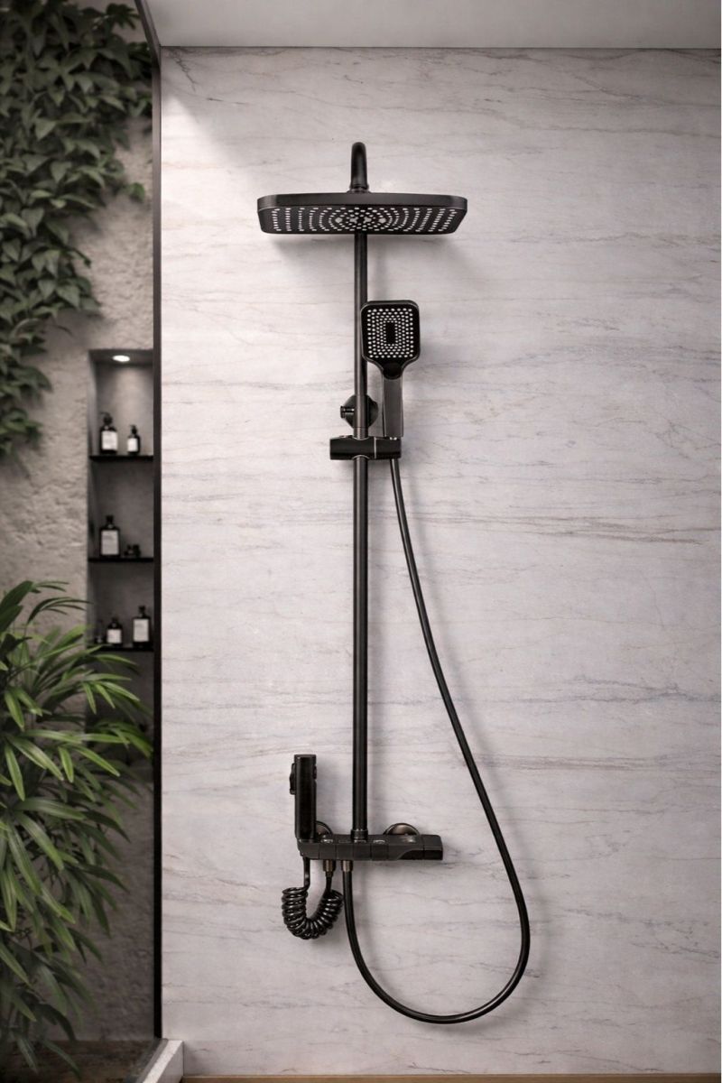 Lüx Piano Robot Çok Fonksiyonlu Bataryalı Robot Duş Seti