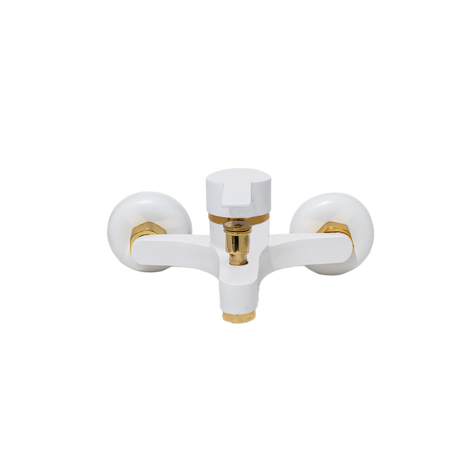 Beyaz Gold Lüx Banyo Bataryası