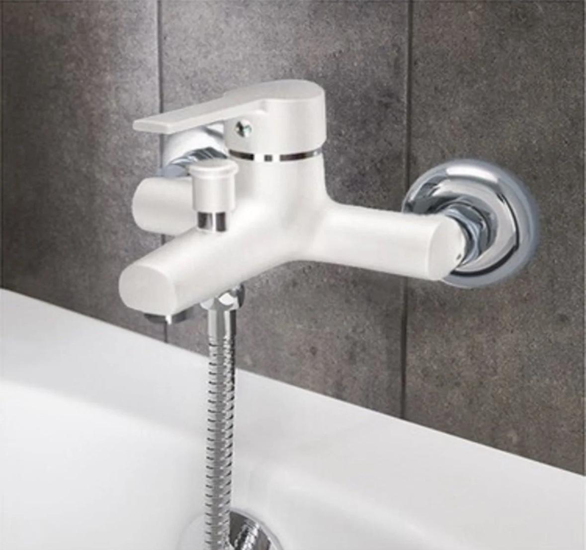 Beyaz Krom Banyo Bataryası