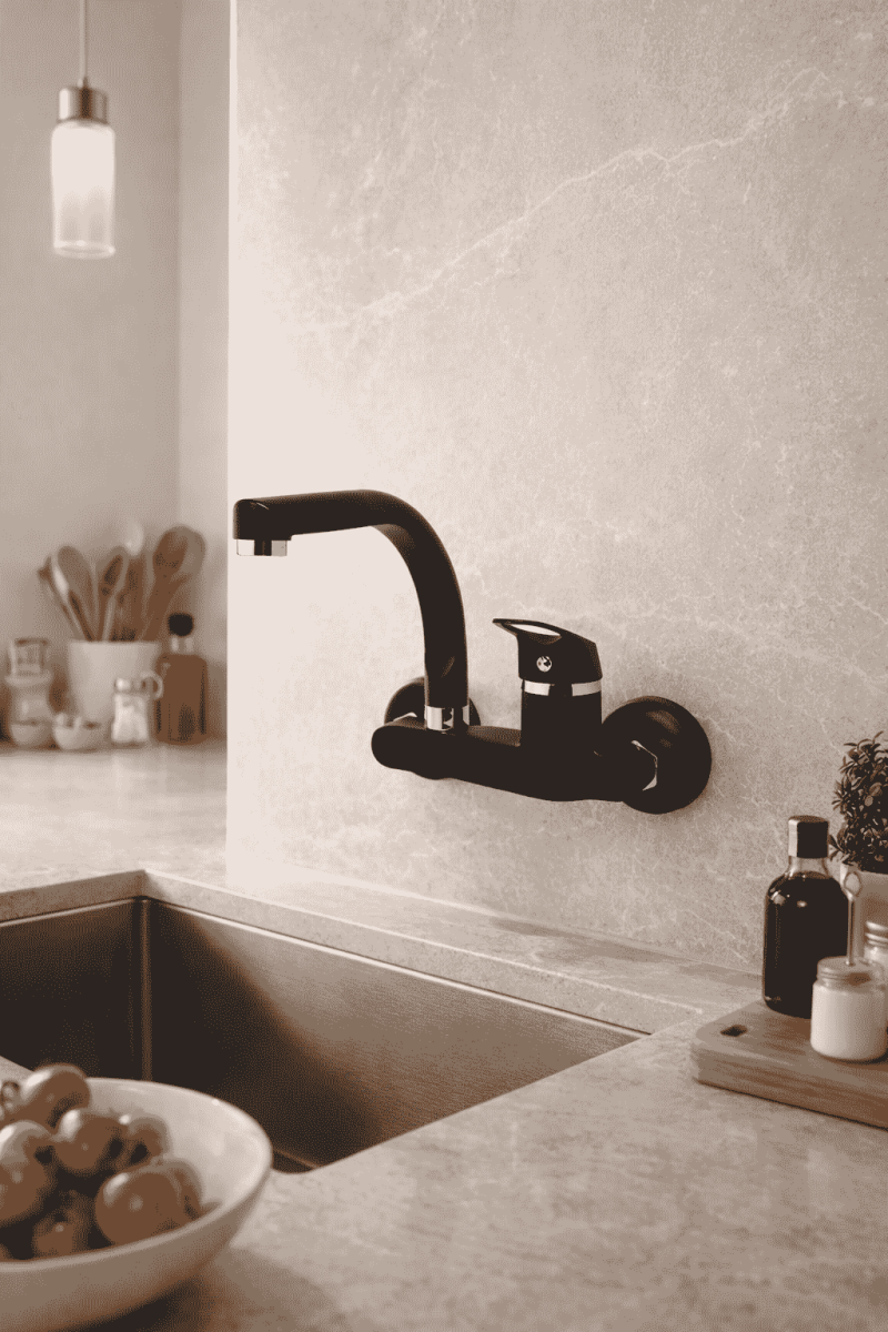 Siyah Balıksırtı Borulu Yandan Aplike Batarya